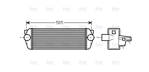 AVA Charge Air Intercooler FDA4443