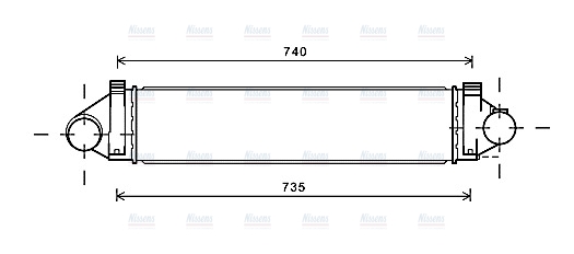 AVA Charge Air Intercooler FDA4494
