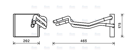 AVA Cabin Heater Core FDA6463