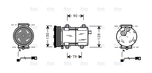 AVA Aircon Compressor FDAK284