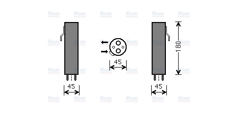 AVA Aircon Receiver Dryer Filter FDD584