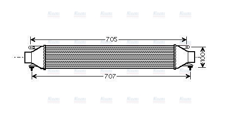 AVA Charge Air Intercooler FT4321