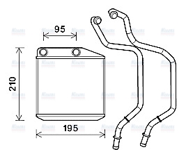 AVA Heater Core FT6313