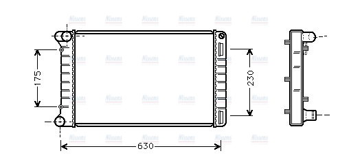 AVA Coolant Radiator FTA2210