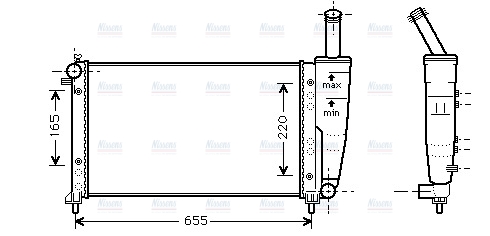 AVA Coolant Radiator FTA2218