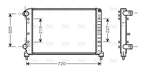 AVA Coolant Radiator FTA2261