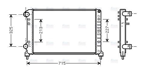 AVA Coolant Radiator FTA2262