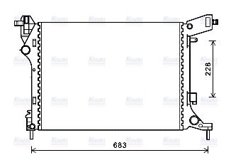 AVA Coolant Radiator FTA2413