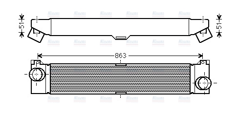 AVA Charge Air Intercooler FTA4360