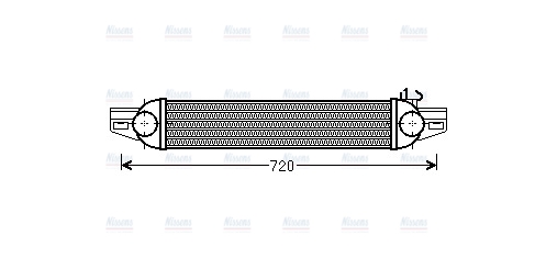 AVA Charge Air Intercooler FTA4388