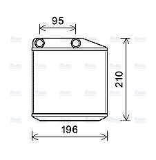AVA Cabin Heater Core FTA6313