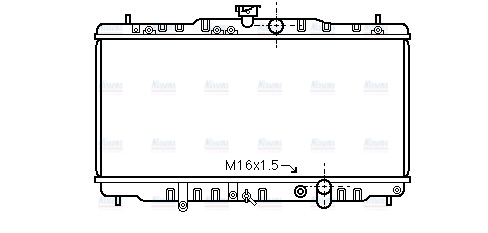 AVA Coolant Radiator HD2055