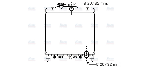 AVA Coolant Radiator HD2122