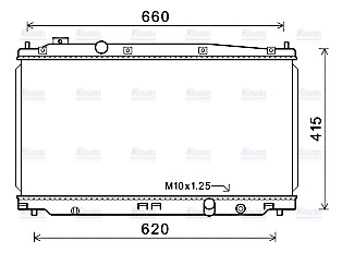 AVA Coolant Radiator HD2253