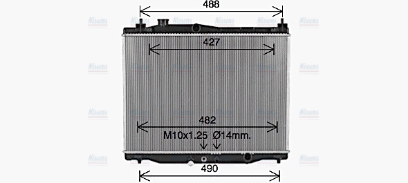 AVA Coolant Radiator HD2320