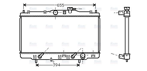 AVA Coolant Radiator HDA2119