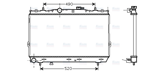 AVA Coolant Radiator HY2095