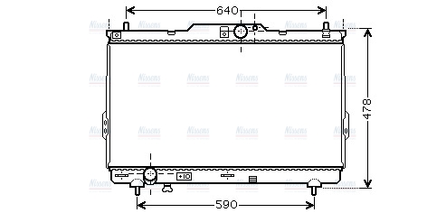 AVA Coolant Radiator HY2113