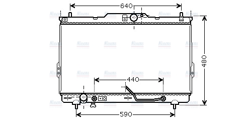 AVA Coolant Radiator HY2114
