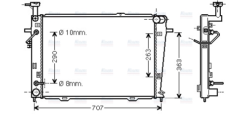 AVA Coolant Radiator HY2127