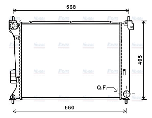 AVA Coolant Radiator HY2309