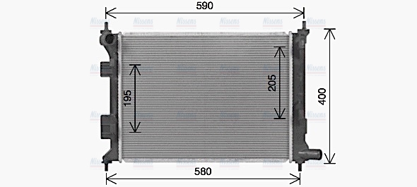 AVA Coolant Radiator HY2492