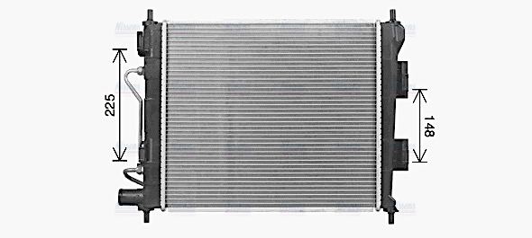 AVA Coolant Radiator HY2589