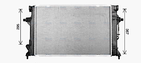 AVA Coolant Radiator HY2596