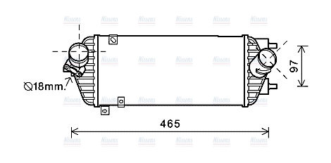 AVA Charge Air Intercooler HY4293