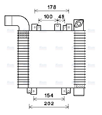 AVA Charge Air Intercooler HY4359