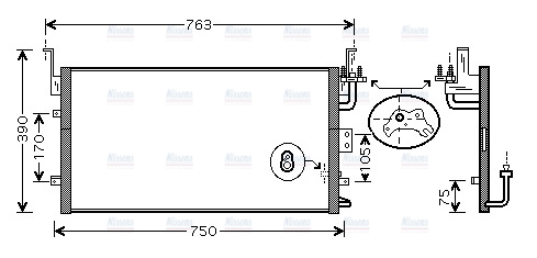 AVA Aircon Condenser HY5135