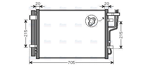 AVA Aircon Condenser HY5183D