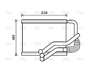 AVA Cabin Heater Core HY6314