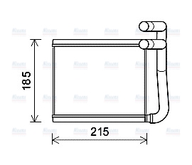 AVA Cabin Heater Core HY6393