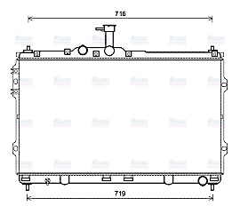 AVA Coolant Radiator HYA2418