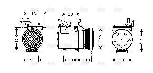 AVA Aircon Compressor HYK161