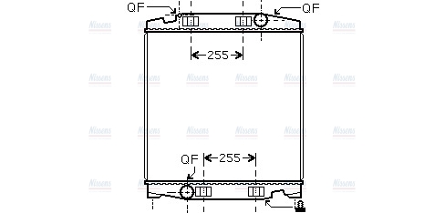 AVA Coolant Radiator IV2082