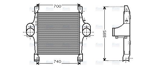 AVA Charge Air Intercooler IV4069
