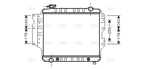 AVA Coolant Radiator JE2023
