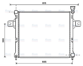 AVA Coolant Radiator JE2059