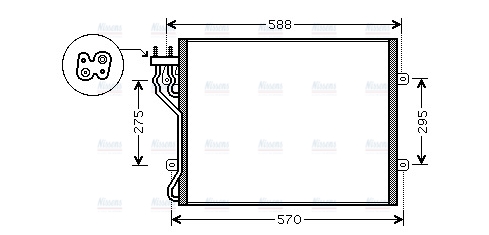 AVA Aircon Condenser JE5035
