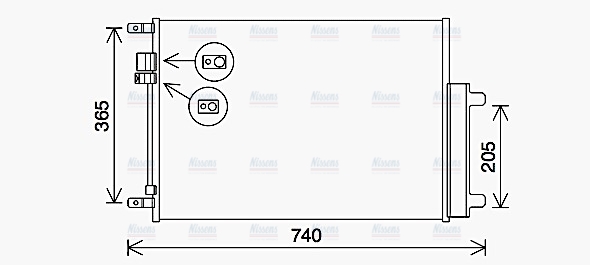 AVA Aircon Condenser JE5077D