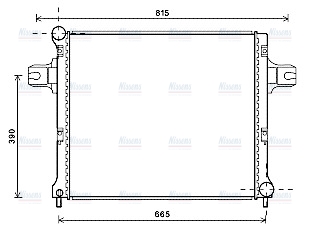 AVA Coolant Radiator JEA2064