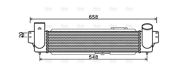 AVA Charge Air Intercooler KA4141