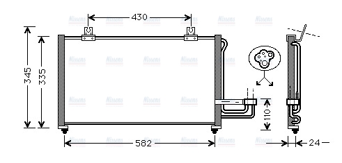 AVA Aircon Condenser KA5012