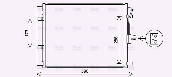 AVA Aircon Condenser KA5286D