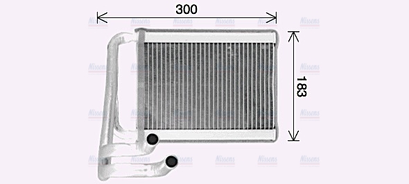 AVA Cabin Heater Core KA6306