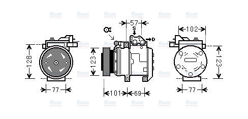 AVA Aircon Compressor KAK146