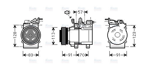AVA Aircon Compressor KAK174