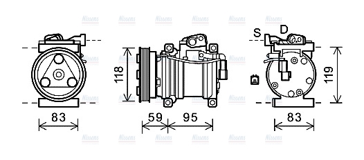 AVA Aircon Compressor KAK200